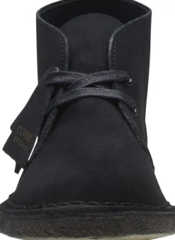 Desert Boot. Black Sde, D, 4