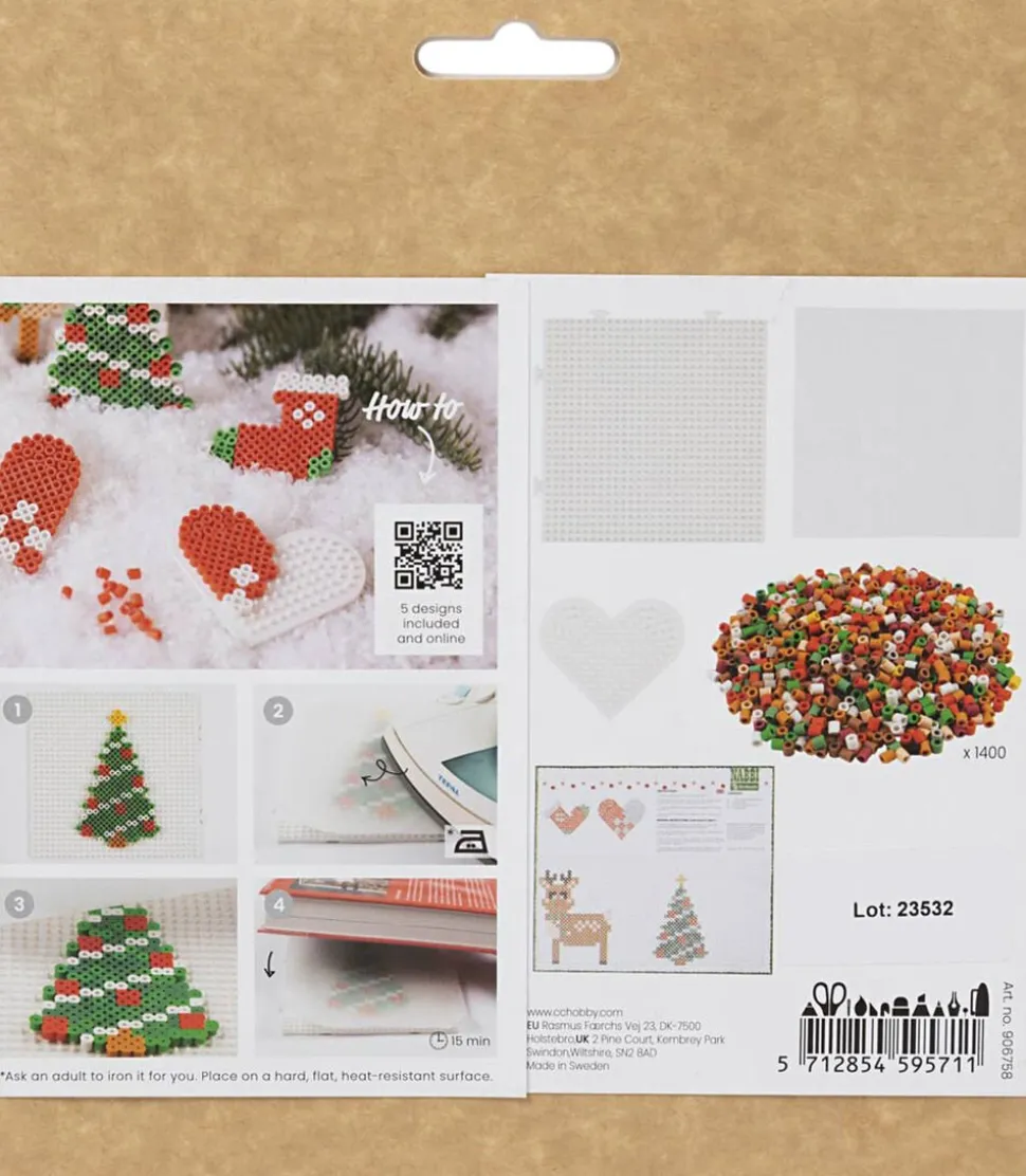 DIY Kit BioBeads , Julemand, julesok, julehjerte, juletræ o