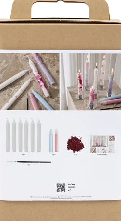 DIY Kit Lysdekoration, Dekorerede kronelys