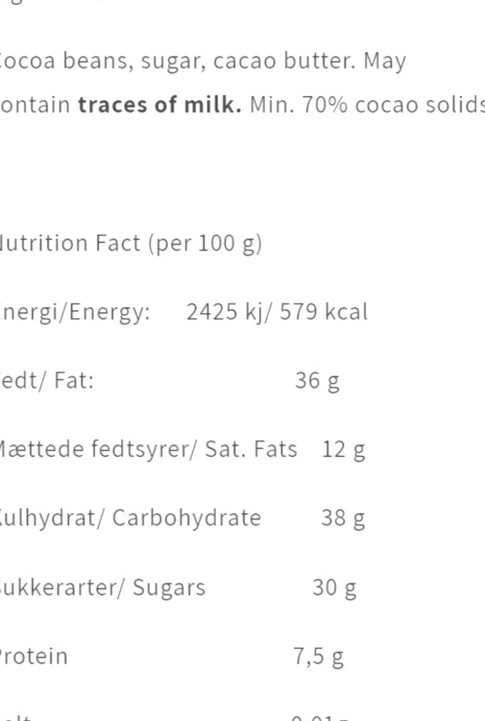 Don Alfonso 70 %, Nicaragua