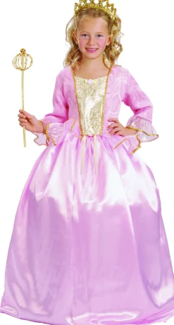 Dronning Superflot kjole Inkl diadem/krone