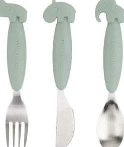 Easy-grip bestiksæt Deer friends Grøn