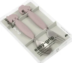 Easy-grip ske og gaffel sæt Deer friends Pudder