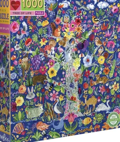 eeBoo - Puslespil 1000 brk - Livets træ