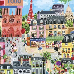 eeBoo - Puslespil 1000 brk - Paris