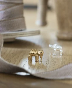 Elefanten i 18 karat forgyldt sølv med kæde