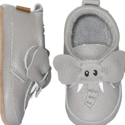 Elephant leather slippers