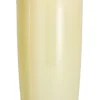 Empire Vase-Large-Sand with lemon rim, green base