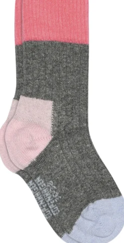 Esther cashmere contrast socks