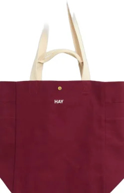 Everyday Tote Bag-Medium-Burgundy