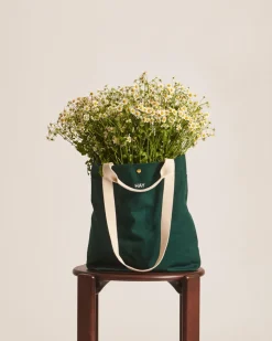 Everyday Tote Bag-Medium-Dark green