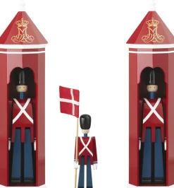 Fanebærer mini rød/blå/hvid