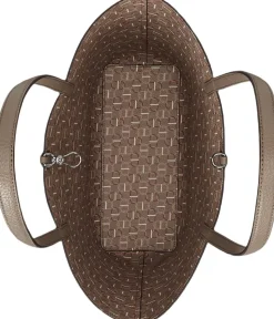 Faux-Leather Large Reversible Tote Bag