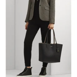 Faux-Leather Reversible Tote