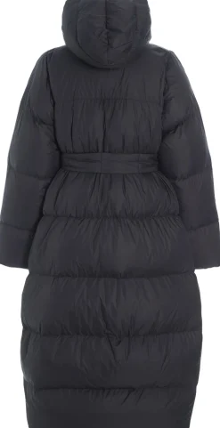 Feather down dunjakke med bælte