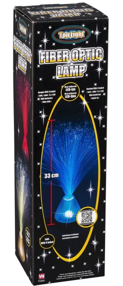 FIBEROPTISK LAMPE 33 cm