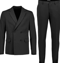Fine twill stretch suit