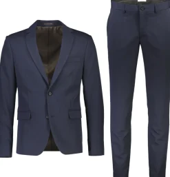 Fine twill stretch suit