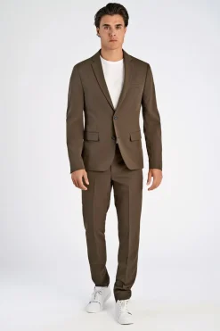 Fine twill stretch suit