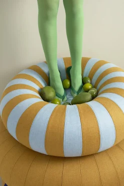 FLOAT, SMALL, BLUE/OCHRE