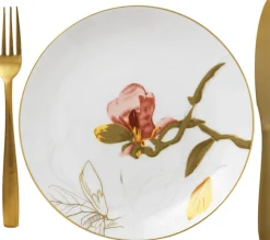 Flora 22 cm. tallerken - Magnolia