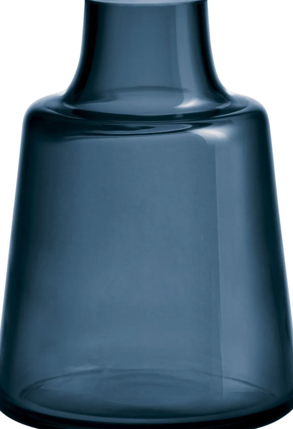 Flora Vase kort hals, blå, H 24 cm