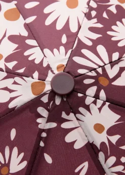 Flower print umbrella