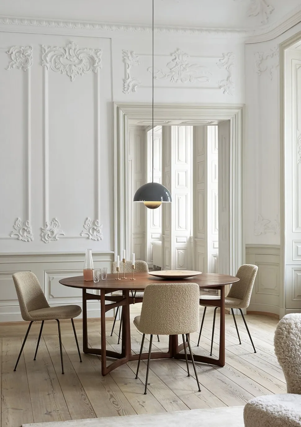 Flowerpot Pendant VP7, Stone Blue