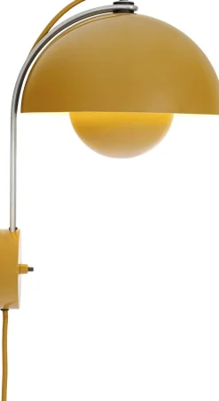 Flowerpot Wall Lamp VP8, Mustard