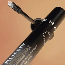 FLUFF & FIX BROW WAX - Teksturerende og fikserende øjenbrynsvoks