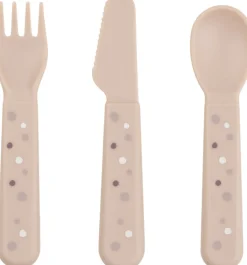Foodie bestiksæt Happy dots Pudder