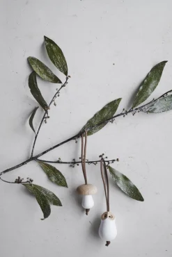 Forest Tales Svamp Ø4. 5 cm blank hvid