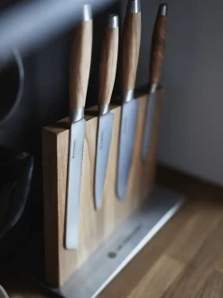 Forskærerkniv m/ oliventræsskaft 20cm