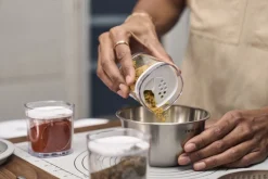 Fresh & Save BOWLS Vakuumskål S / 12 cm, Rustfrit stål, Sølv