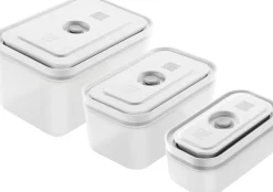 Fresh & Save Vakuum beholdersæt 3d i plastik. S,M, L