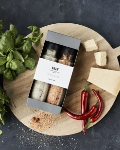 Gaveæske, Nicolas Vahé Parmesan & Basil salt & Chilli salt