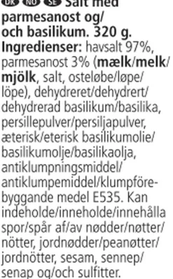 Gaveæske, Nicolas Vahé Parmesan & Basil salt & Chilli salt