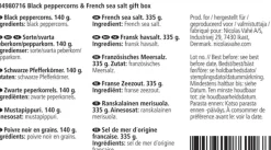 Gaveæske, Nicolas Vahé Salt & Pepper