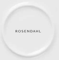 GC Cottage Tallerken Ø23 cm hvid m. deko