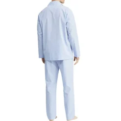 Gingham Poplin Long Sleep Set