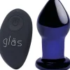 GLAS - RECHARGEABLE REMOTE CONTROLLED VIBRATING BUTT PLUG