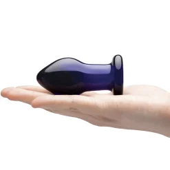 GLAS - RECHARGEABLE REMOTE CONTROLLED VIBRATING BUTT PLUG