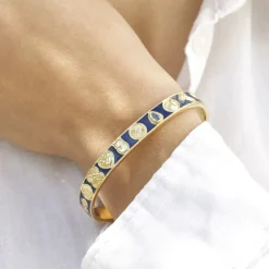 Global Goals Bangle - Blue