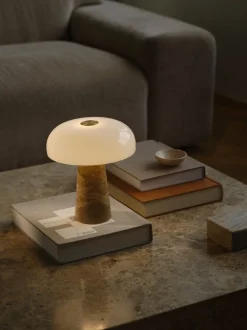 GLOSSY MINI TABLE E14 G45 BEIGE