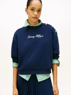 GOLD BTN SCRIPT TERRY SWTSRT