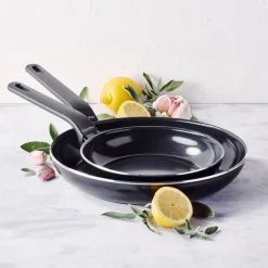 GP-ESSEN FBl Alu Perf-ind opn fry set 2pc 20+28