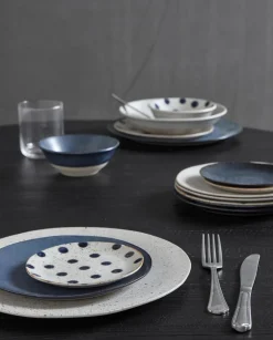 GRAINY plate, L, sand