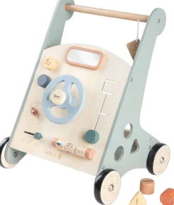 Gåvogn m/aktiviteter bil, træ