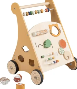 Gåvogn m/aktiviteter, træ, Wildlife