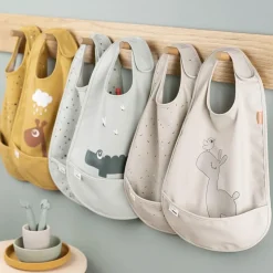 Hagesmæk m/Velcro 2 stk. Croco Grøn